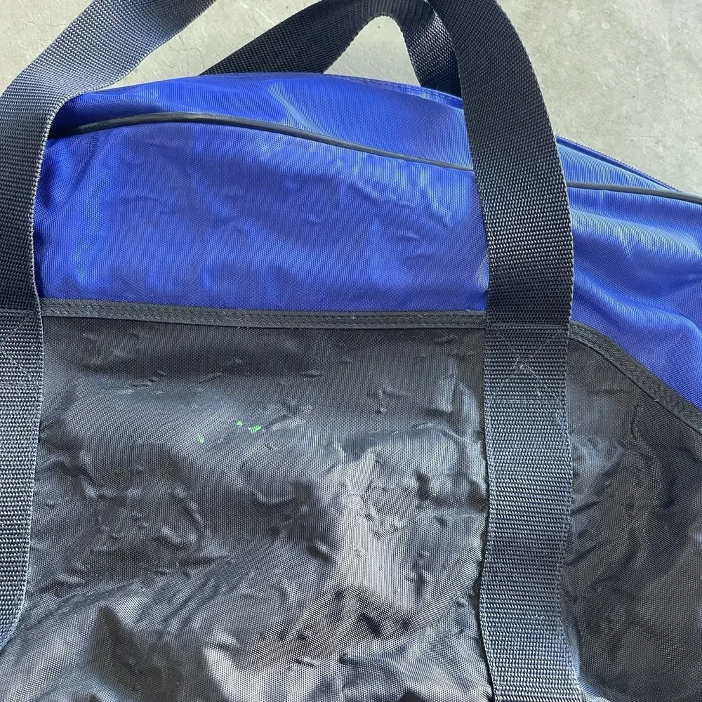 Polo Sport Ralph Lauren Blue Duffle Bag Y2K Gym Travel  90s USA RL
